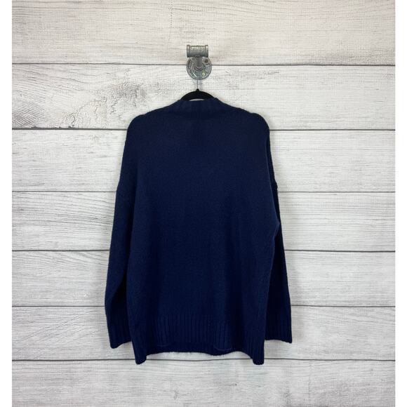 Bluetime Women's Navy Blue V-Neck Wool Blend Sweater Size XL - Picture 6 of 6
